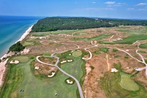 Arcadia Bluffs (Bluffs) 12th Right Green Aerial